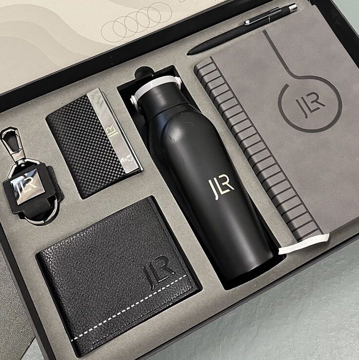 a premium jlr gift box set featuring an elegant…
