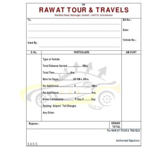 vehicle trip sheet book