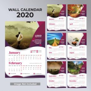 wall calendar – custom printed
